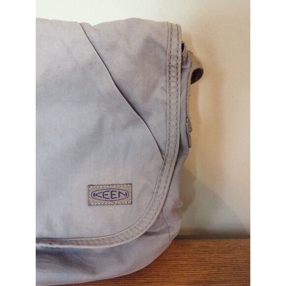 Keen Crossbody Cotton Canvas Casual Crossbody Purse Bag Gray - Picture 2 of 14